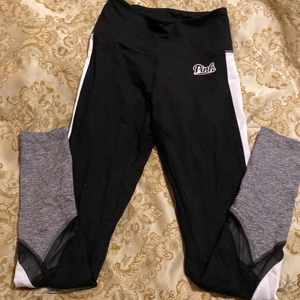 Victorias Secret Pink Black and White Legging Size XS